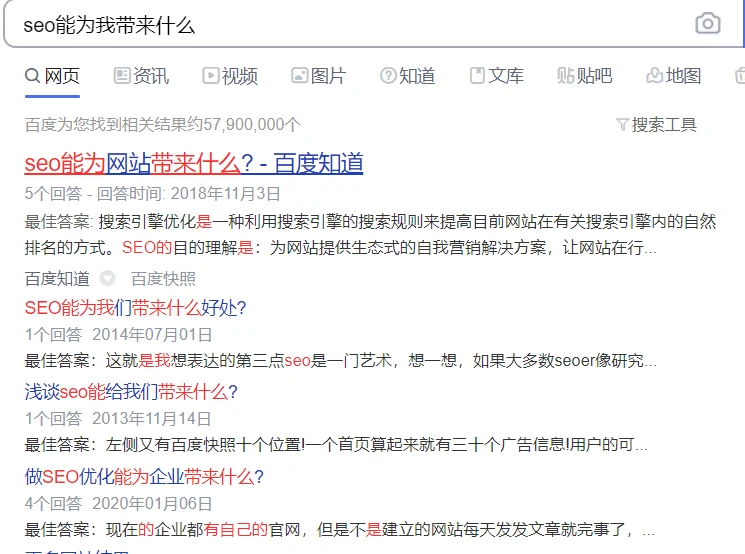通过SEO能为我们带来些什么